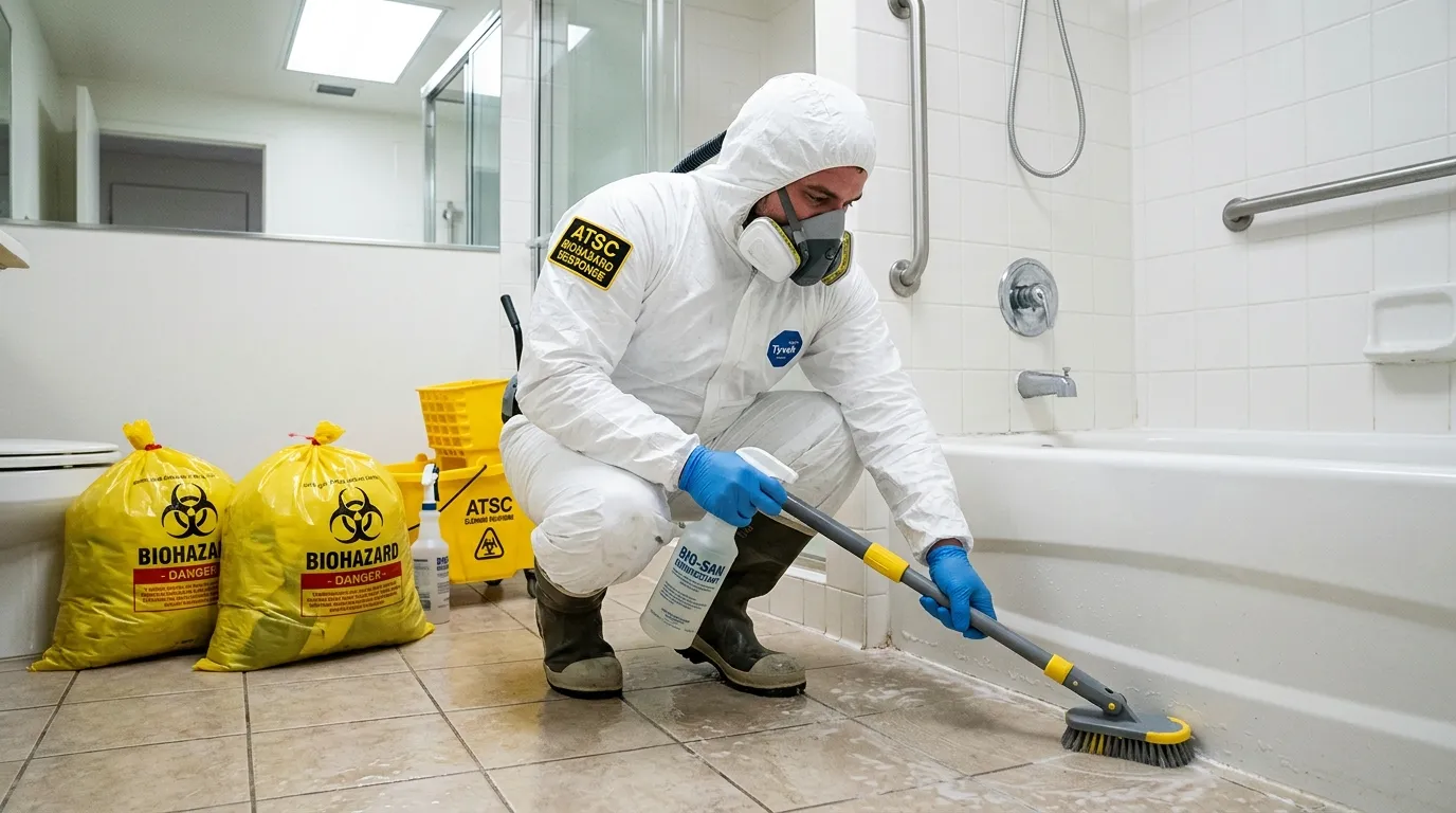 Decontamination equipment deployed for Blood Cleanup in Westpark